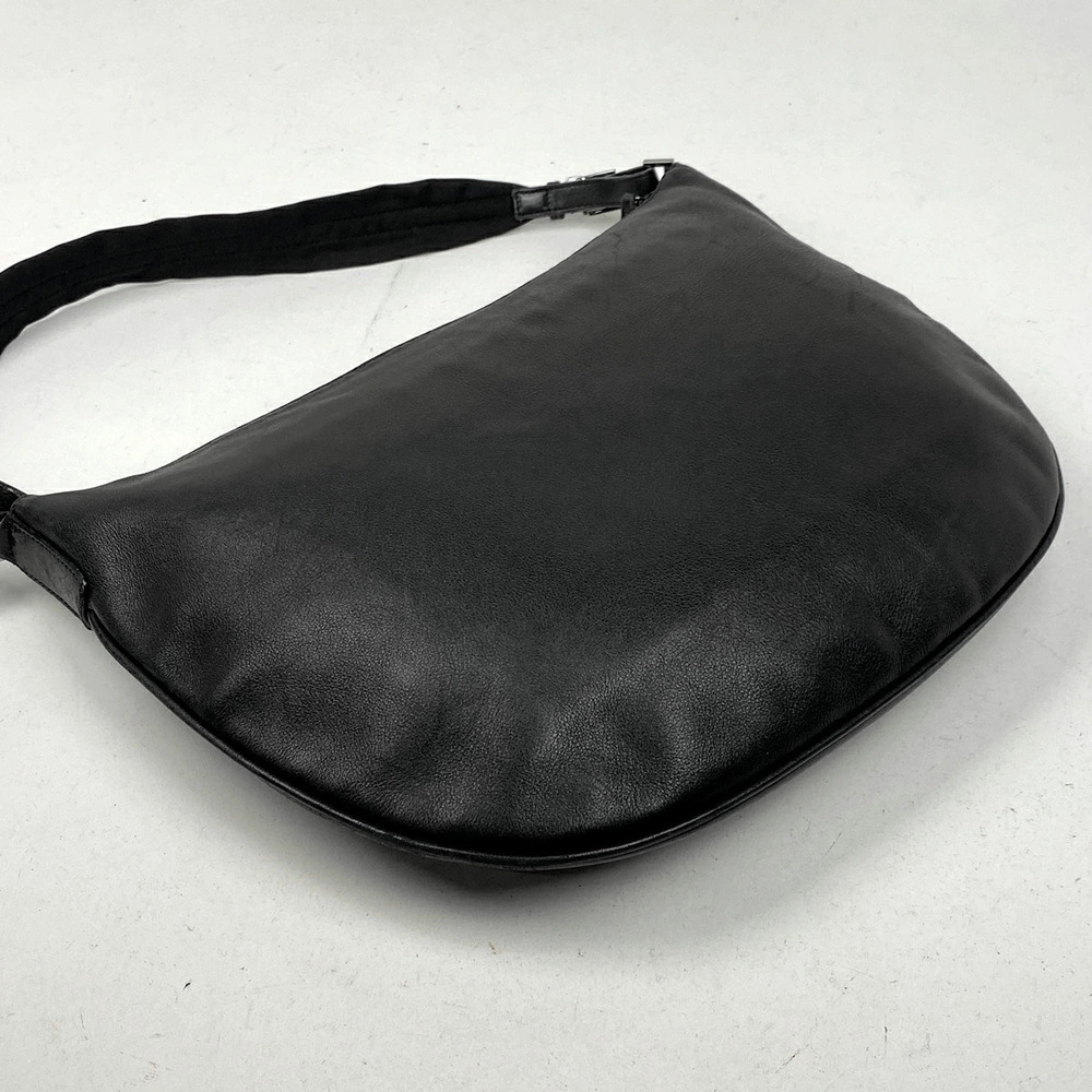 Gucci logo Bag Shoulder Hobo black leather